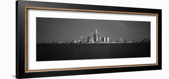 Buildings at Waterfront, Detroit, Michigan, USA-null-Framed Photographic Print