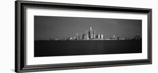 Buildings at Waterfront, Detroit, Michigan, USA-null-Framed Photographic Print