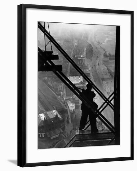 Buildings, Blackpool Towe-null-Framed Photographic Print