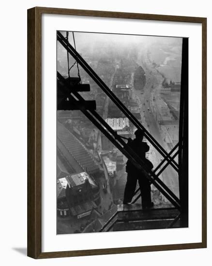 Buildings, Blackpool Towe-null-Framed Photographic Print