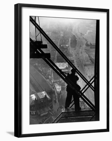 Buildings, Blackpool Towe-null-Framed Photographic Print