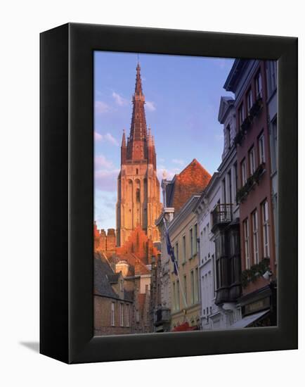 Buildings, Bruges, Belgium-Peter Adams-Framed Premier Image Canvas