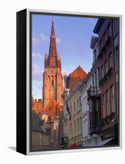 Buildings, Bruges, Belgium-Peter Adams-Framed Premier Image Canvas