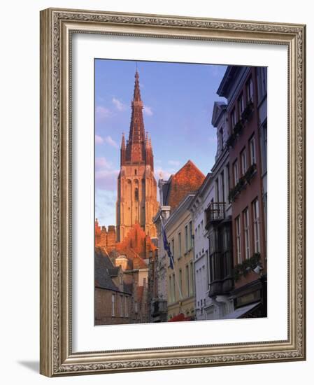 Buildings, Bruges, Belgium-Peter Adams-Framed Photographic Print