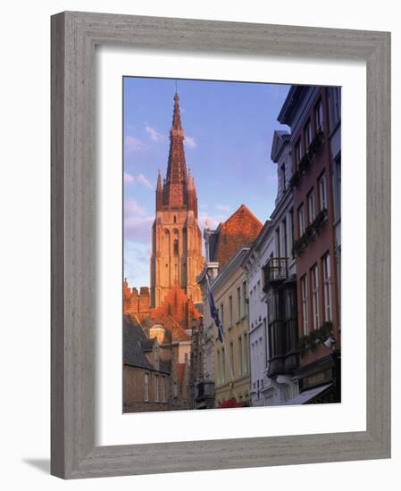 Buildings, Bruges, Belgium-Peter Adams-Framed Photographic Print