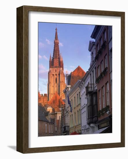 Buildings, Bruges, Belgium-Peter Adams-Framed Photographic Print