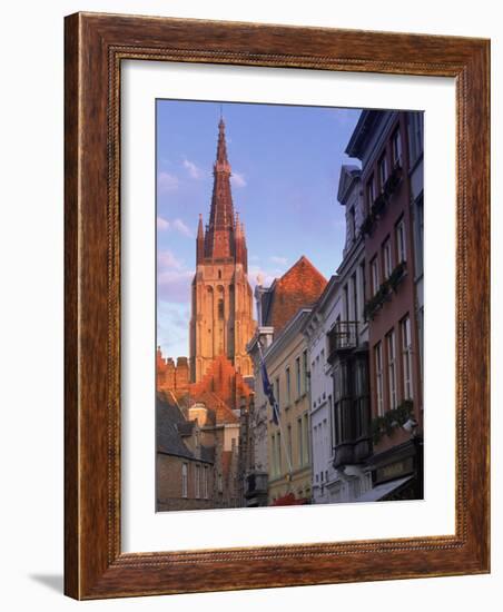 Buildings, Bruges, Belgium-Peter Adams-Framed Photographic Print