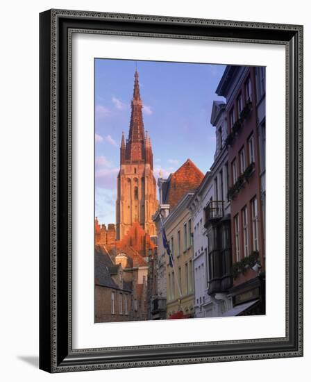 Buildings, Bruges, Belgium-Peter Adams-Framed Photographic Print