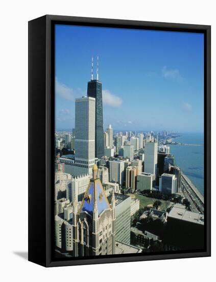 Buildings Chicago IL USA-null-Framed Premier Image Canvas