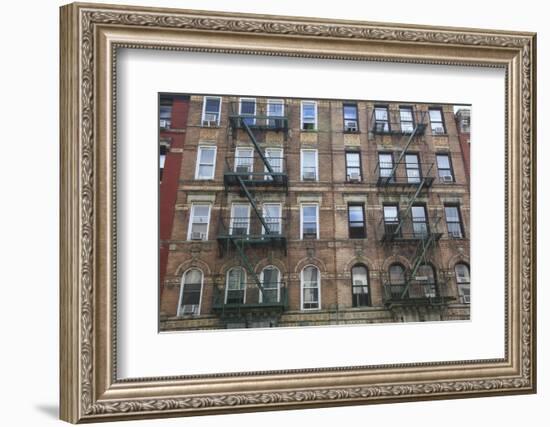 Buildings Featured on Cover of Led Zeppelin Album Physical Graffiti, St. Marks Place, East Village-Wendy Connett-Framed Photographic Print