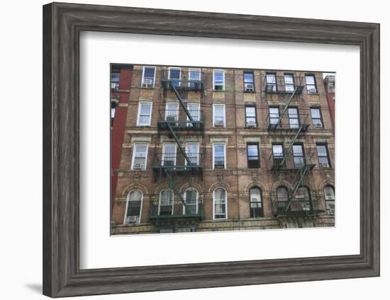 Buildings Featured on Cover of Led Zeppelin Album Physical Graffiti, St. Marks Place, East Village-Wendy Connett-Framed Photographic Print