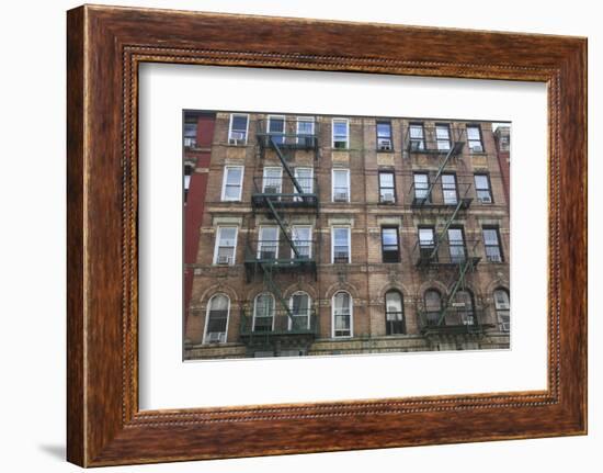 Buildings Featured on Cover of Led Zeppelin Album Physical Graffiti, St. Marks Place, East Village-Wendy Connett-Framed Photographic Print