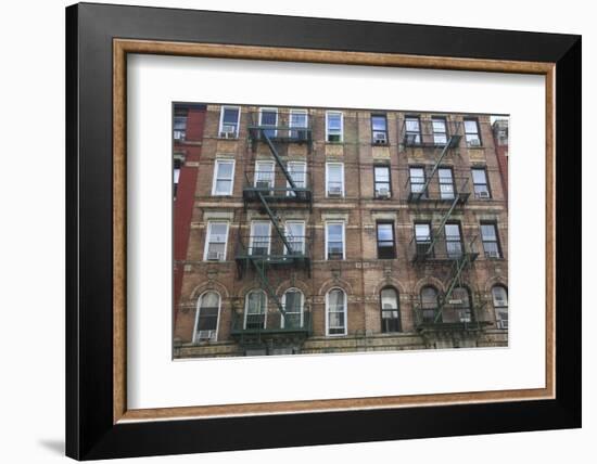 Buildings Featured on Cover of Led Zeppelin Album Physical Graffiti, St. Marks Place, East Village-Wendy Connett-Framed Photographic Print