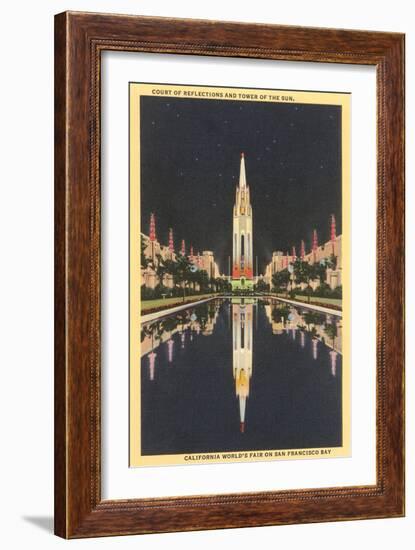 Buildings from World's Fair, San Francisco, California-null-Framed Art Print