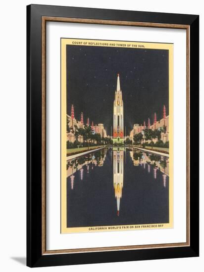 Buildings from World's Fair, San Francisco, California-null-Framed Art Print