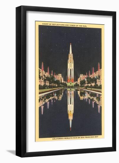 Buildings from World's Fair, San Francisco, California-null-Framed Art Print