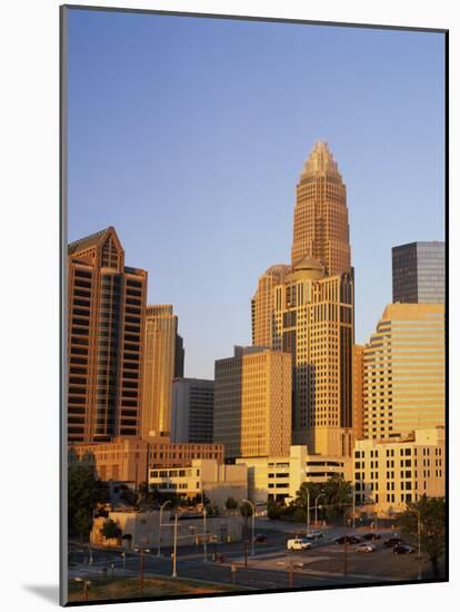 Buildings in a City, Charlotte, Mecklenburg County, North Carolina, USA-null-Mounted Photographic Print