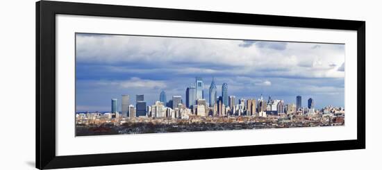 Buildings in a City, Comcast Center, Center City, Philadelphia, Pennsylvania, USA-null-Framed Photographic Print