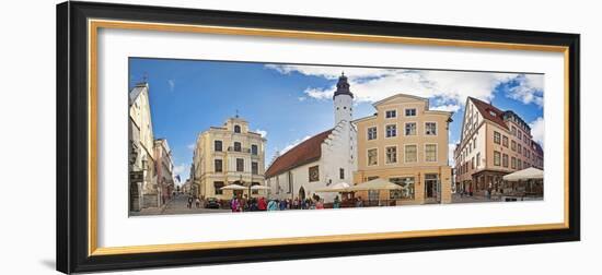 Buildings in a City, Tallinn, Estonia-null-Framed Photographic Print