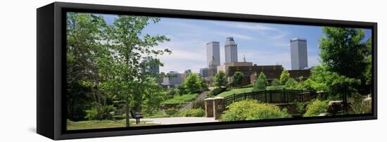 Buildings in a City, Tulsa, Oklahoma, USA 2012-null-Framed Stretched Canvas