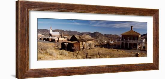 Buildings in a City, Virginia City, Storey County, Nevada, USA-null-Framed Photographic Print