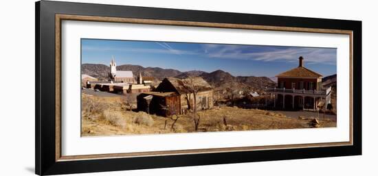 Buildings in a City, Virginia City, Storey County, Nevada, USA-null-Framed Photographic Print