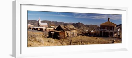 Buildings in a City, Virginia City, Storey County, Nevada, USA-null-Framed Photographic Print