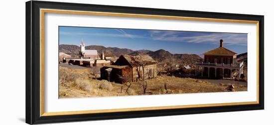 Buildings in a City, Virginia City, Storey County, Nevada, USA-null-Framed Photographic Print