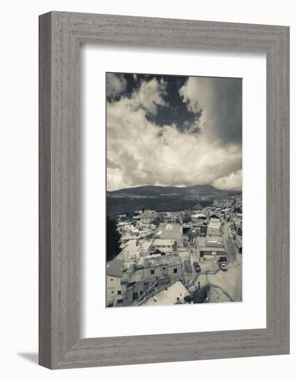 Buildings in a town, Safed, Upper Galilee, Israel-null-Framed Photographic Print