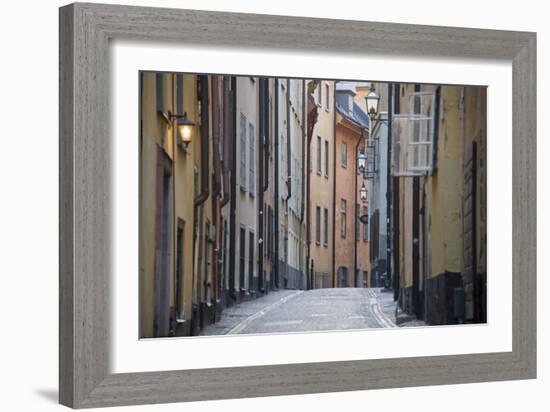 Buildings in Old Town, Gamla Stan, Stockholm, Sweden-null-Framed Photographic Print