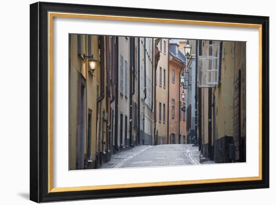 Buildings in Old Town, Gamla Stan, Stockholm, Sweden-null-Framed Photographic Print