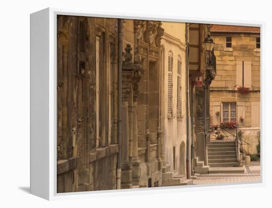 Buildings in the Medieval Haut-Ville in Bar-Le-Duc, Lorraine, France, Europe-David Hughes-Framed Premier Image Canvas