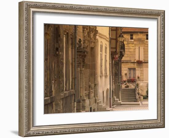 Buildings in the Medieval Haut-Ville in Bar-Le-Duc, Lorraine, France, Europe-David Hughes-Framed Photographic Print