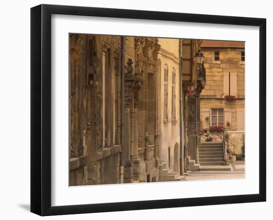 Buildings in the Medieval Haut-Ville in Bar-Le-Duc, Lorraine, France, Europe-David Hughes-Framed Photographic Print