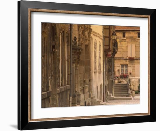 Buildings in the Medieval Haut-Ville in Bar-Le-Duc, Lorraine, France, Europe-David Hughes-Framed Photographic Print