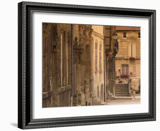 Buildings in the Medieval Haut-Ville in Bar-Le-Duc, Lorraine, France, Europe-David Hughes-Framed Photographic Print