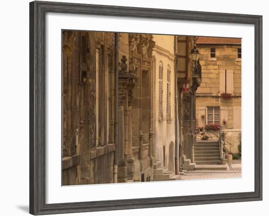 Buildings in the Medieval Haut-Ville in Bar-Le-Duc, Lorraine, France, Europe-David Hughes-Framed Photographic Print