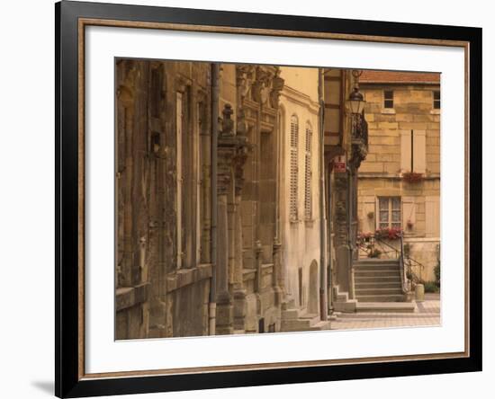 Buildings in the Medieval Haut-Ville in Bar-Le-Duc, Lorraine, France, Europe-David Hughes-Framed Photographic Print