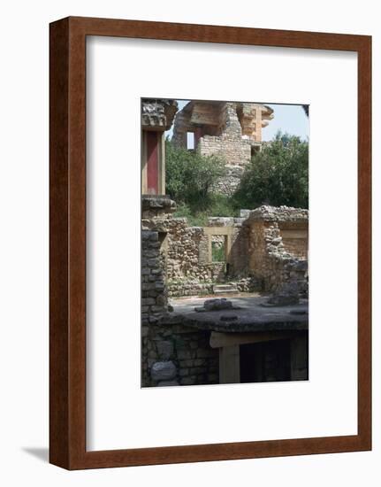 Buildings in the southern part of the Minoan Royal Palace at Knossos, 21st century BC-Unknown-Framed Photographic Print