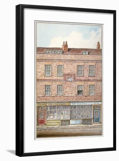 Buildings Occupying the Former Site of the Boar's Head Tavern, Eastcheap, City of London, 1800-null-Framed Giclee Print