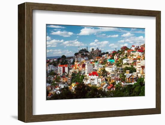 Buildings of a City of Antananarivo in Sunny Day. Madagascar-Dudarev Mikhail-Framed Photographic Print