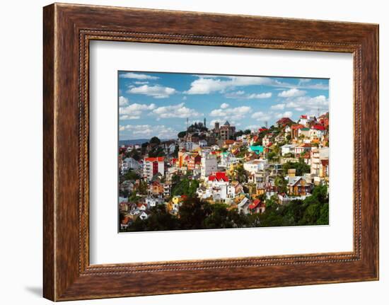 Buildings of a City of Antananarivo in Sunny Day. Madagascar-Dudarev Mikhail-Framed Photographic Print