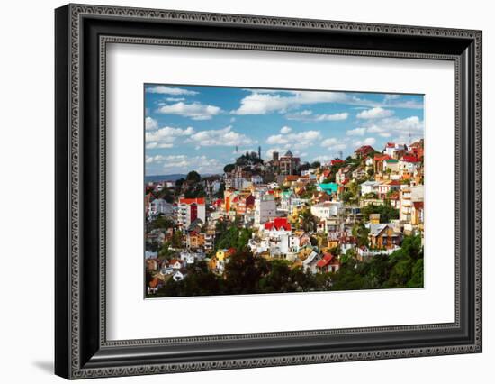 Buildings of a City of Antananarivo in Sunny Day. Madagascar-Dudarev Mikhail-Framed Photographic Print