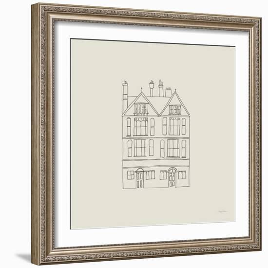 Buildings of London I Sq-Avery Tillmon-Framed Art Print