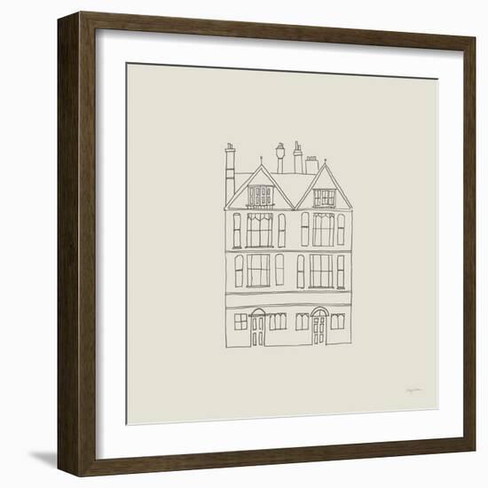 Buildings of London I Sq-Avery Tillmon-Framed Art Print