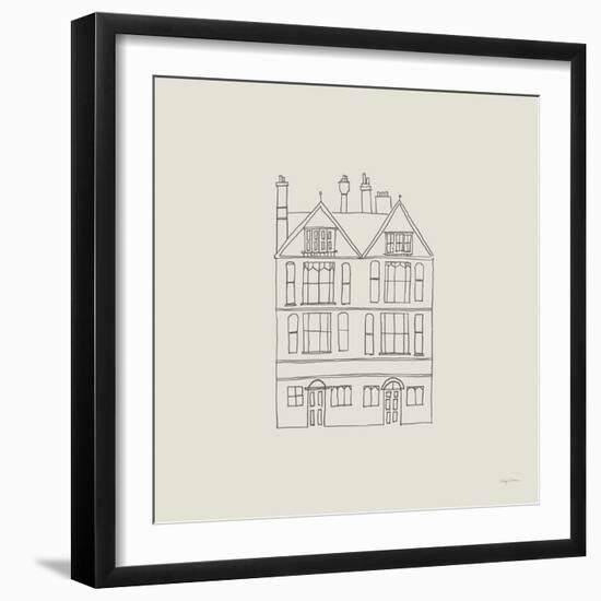 Buildings of London I Sq-Avery Tillmon-Framed Art Print