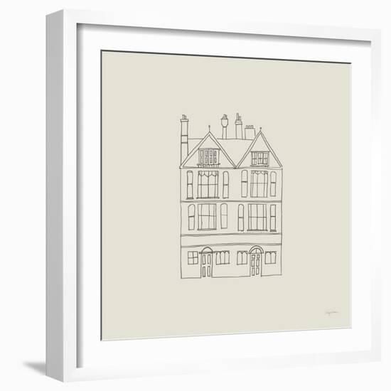 Buildings of London I Sq-Avery Tillmon-Framed Art Print