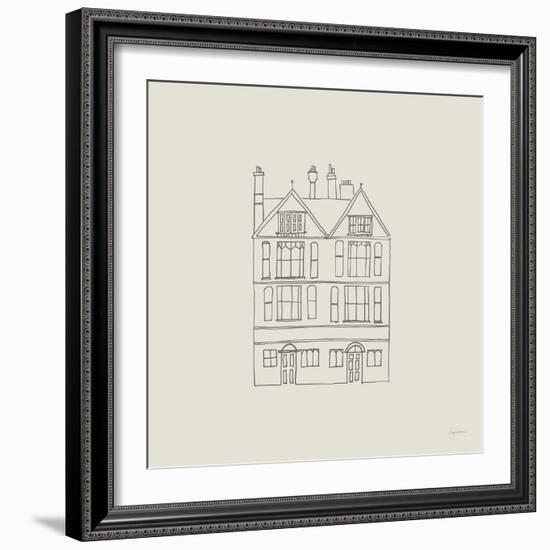 Buildings of London I Sq-Avery Tillmon-Framed Art Print