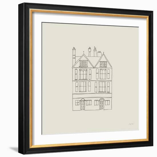 Buildings of London I Sq-Avery Tillmon-Framed Art Print