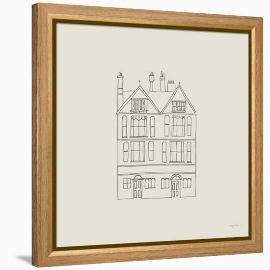 Buildings of London I Sq-Avery Tillmon-Framed Stretched Canvas